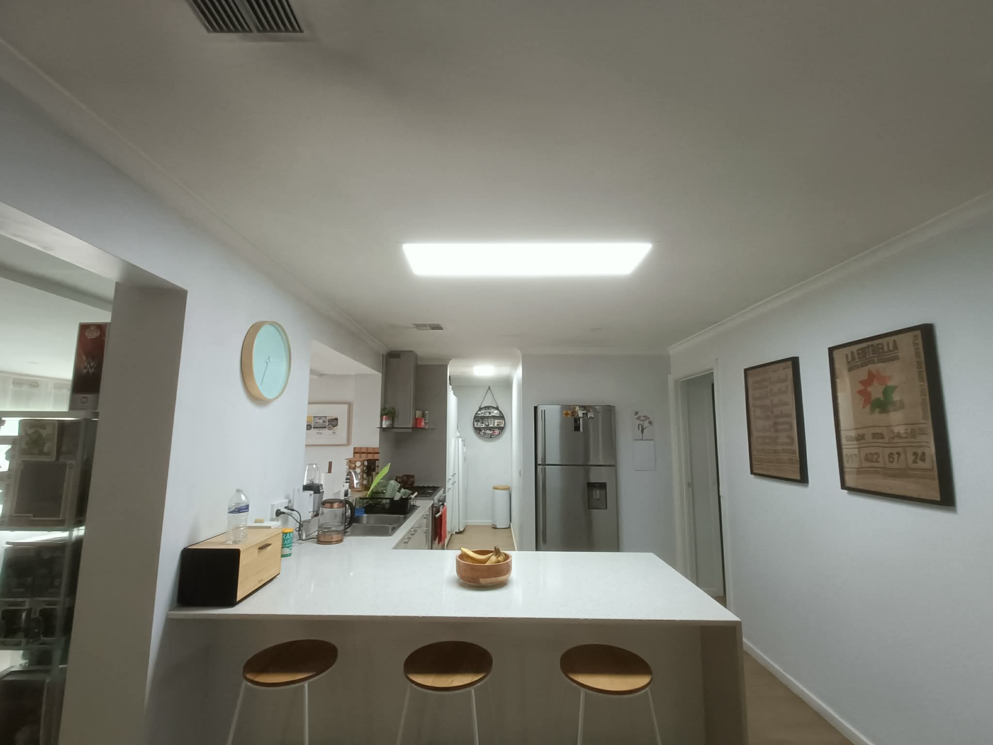Kitchen Illume panel installed